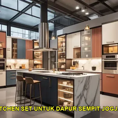 Desain Kitchen Set Untuk Dapur Sempit Modern Di Taman Sari